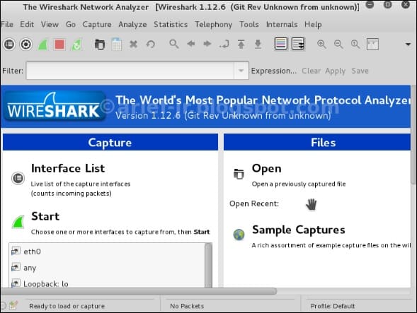 Wireshark GUI